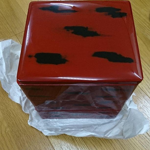 伝統工芸　川連漆器　丸重箱 伝統工芸 川連漆器 丸重箱